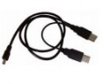 Cabo USB "Y" mini 5P x 2 (A) macho 30cm 
